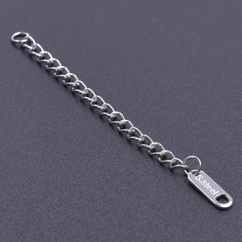 Silver/Gold Color Stainless Steel Extender/Extention/Tail Chains For Jewelry Making Bracelets Necklaces Anklets DIY Accessories