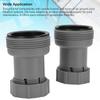 2pcs Pool Hose Adapter 1.5 Inch To 1.25 Inch Hose Conversion Adapter for Up Ground Pool Filter Pump