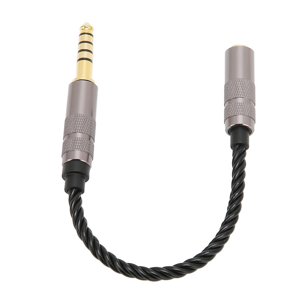 Balanced Cable Adapter 4.4mm Male to 2.5mm Female Gold Plated Oxygen Free Copper Wire Core Adapter Cable