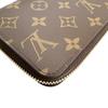 LOUIS VUITTON Monogram Zip Around Long Wallet purse Monogram canvas Brown M60017 Used