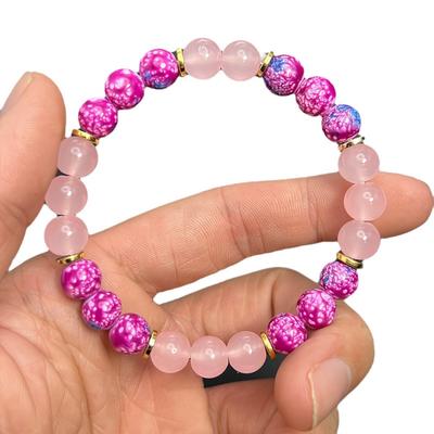 Pulsera de Piedra Natural de Cristal Pulsera de Cuentas