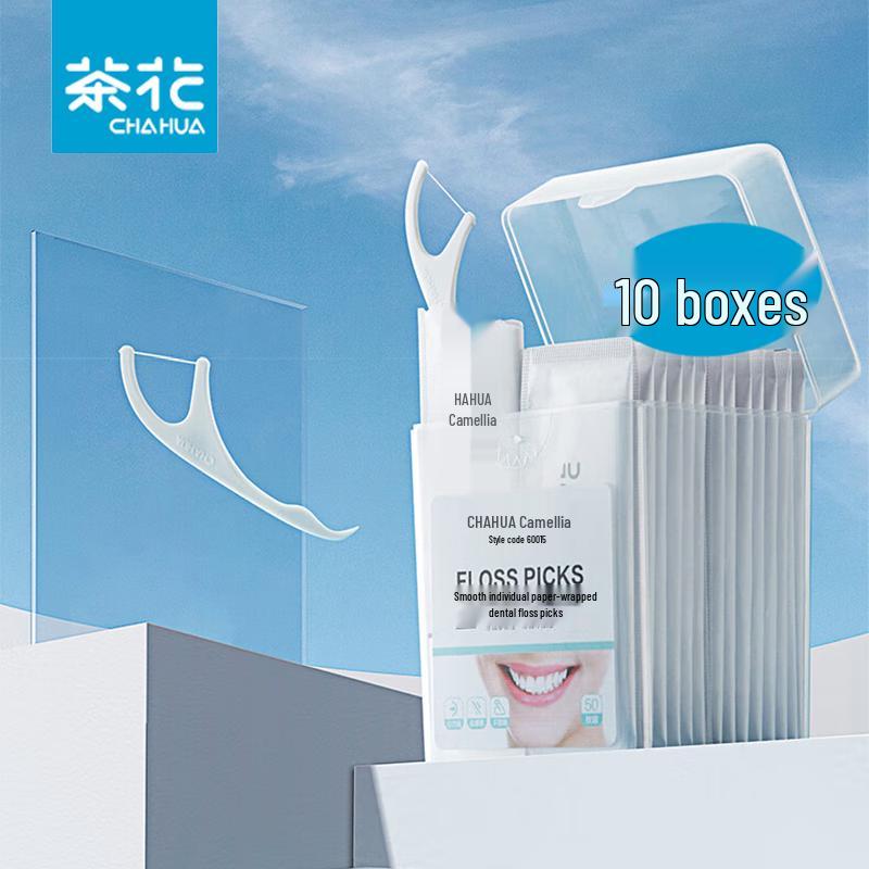 

Chahua Dental Floss Picks, 500 Count (Bulk Pack)