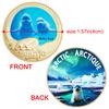 Arctic Island Animal Commemorative Coins, Collecting Commemorative Medals, Enthusiasts Collecting Gifts, Includes gift box