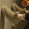 Snow boots winter velvet warm large cotton shoes integrated waterproof, non-slip and cold-proof bread cotton boots
