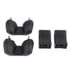 2Pcs For Thule 599 598 591 568 564 561 532 933 926 Roof Rack Bike Wheel Adapter Straps With Cushion For Secure Cycling Transport