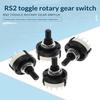 RS26 Rotary Band Selector Switch 1-4 Pole Position 3/4/6/12 Adjustable Gears for Hobbyist Electronic DIY Project Circuit Control
