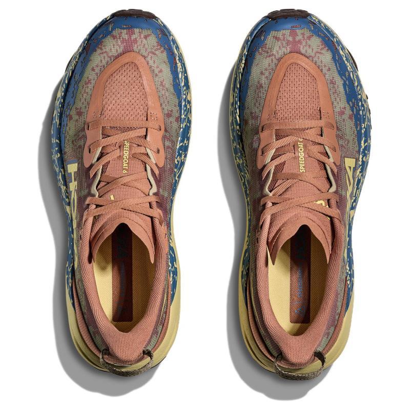 HOKA ONE ONE Speedgoat 6 Cushioning, Breathable, Supportive Low Top Trail Running Shoes Men's Brown Sneakers 1147791-MPLC