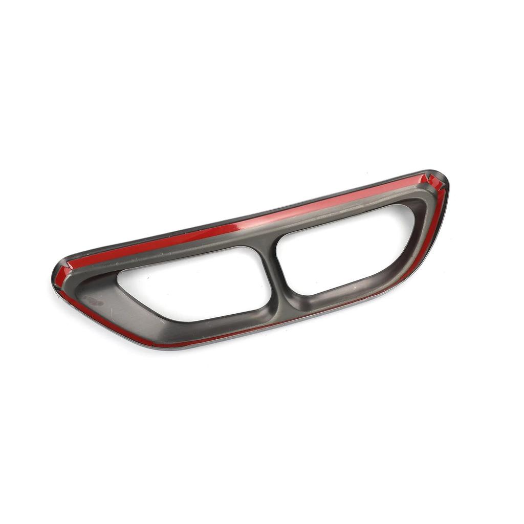 For Honda Accord 10th Gen Exterior Rear Exhaust Muffler Tip End Pipe Decorate Cover Trim Sticker 2018   Car Accessories