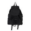 Schoolbag New Korean Niche Lightweight Nylon Backpack Girls Casual Fashion Drawstring Travel Large Capacity Backpack