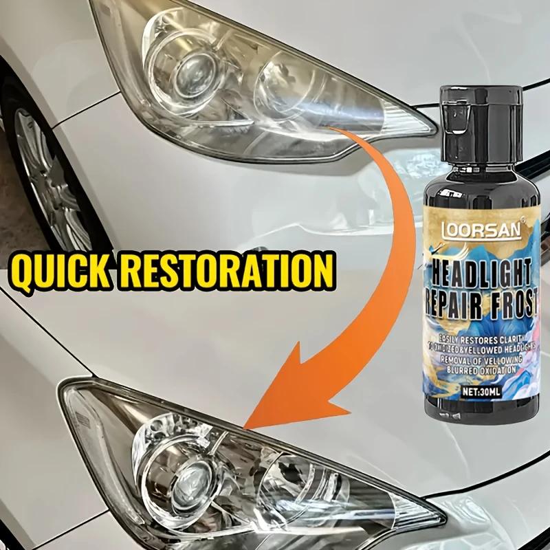 Scheinwerfer-Restaurationsset, Scheinwerferpolierung, Scheinwerfer-Kratzerreparatur, löst schnell Scheinwerferalterung, Kratzer