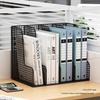 Large Metal Desk Organizer File Holder and Bookshelf