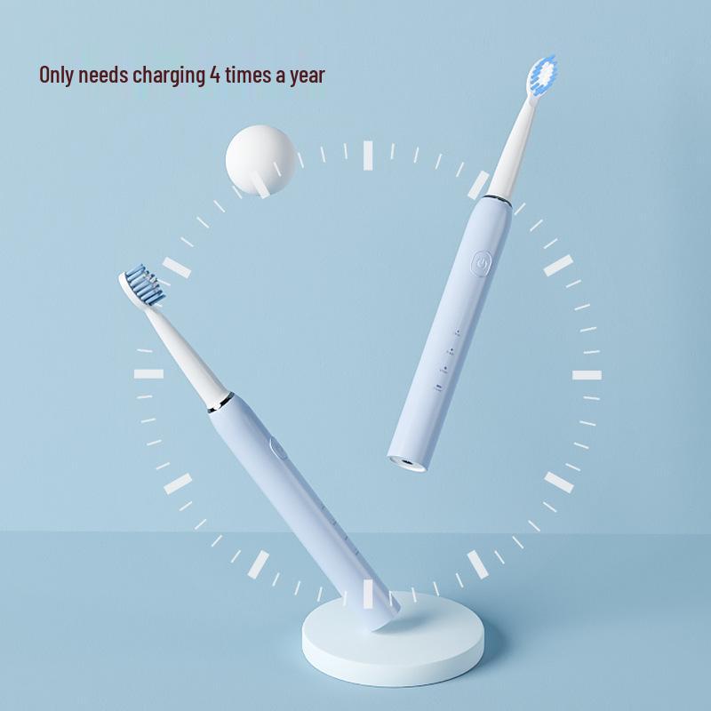 Adult Three-Speed Soft Bristle Sonic Electric Toothbrush with USB Charging