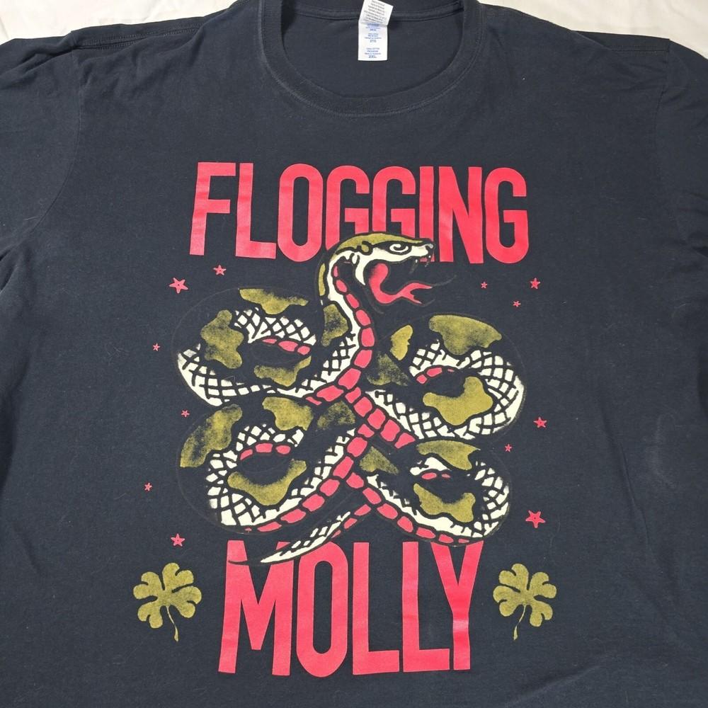 Футболка группы Flogging Molly Моряк Змея S-234XL Унисекс Футболка M