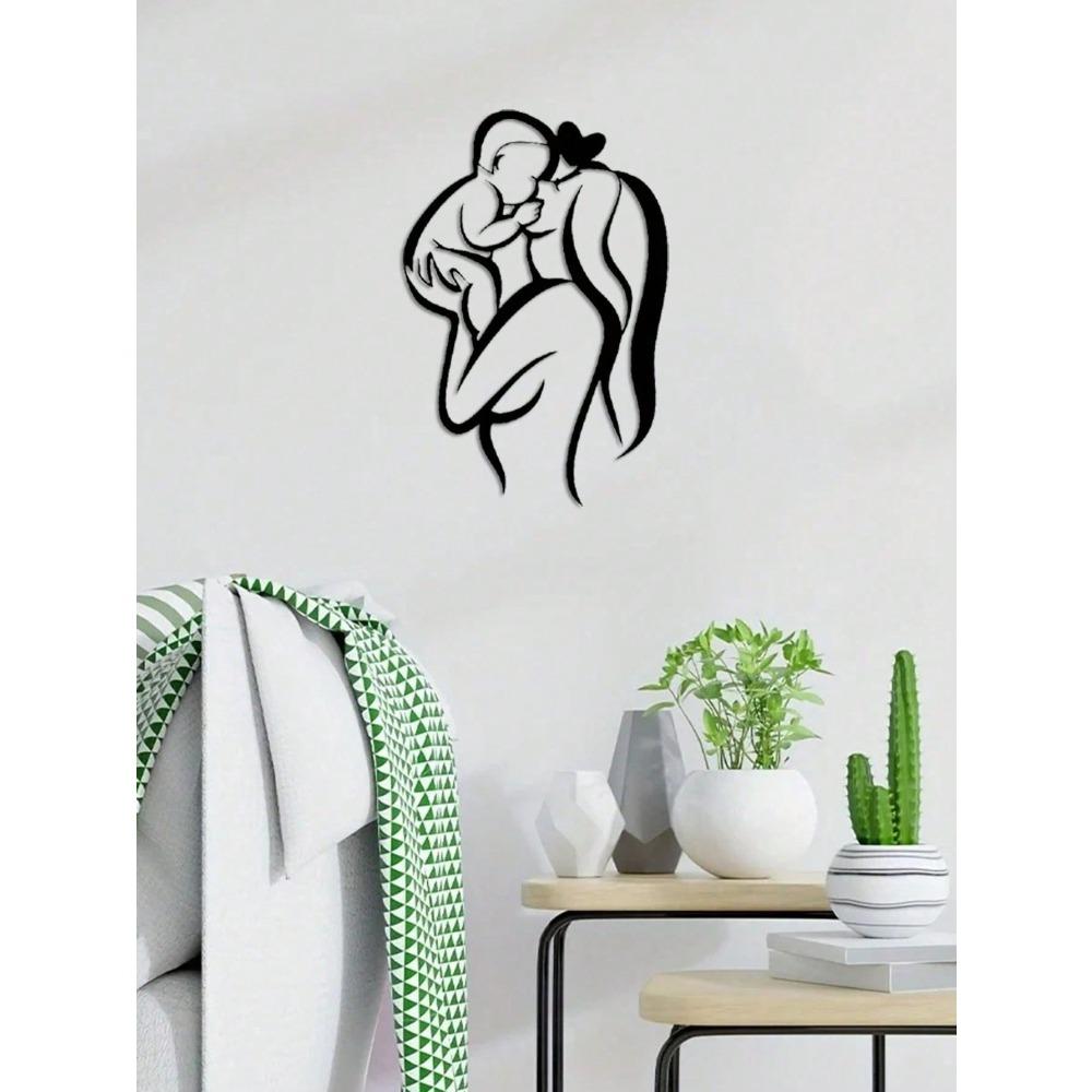 Mother Child Metal Wall Art Home Decor Gift