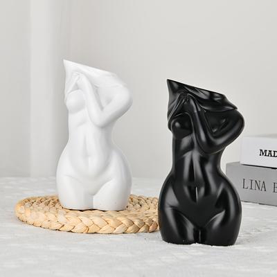 Körpervase weibliche Form weiblicher Körper Blumenvase niedliche Knospenvase Körpervase modern schick dekorative Blumen, böhmisches Zuhause, feministisch