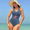 Damski jednoczęściowy strój kąpielowy jednolity push up bikini dla pań lato 2025 moda pływanie strój plażowy seksowne stroje kąpielowe ubrania