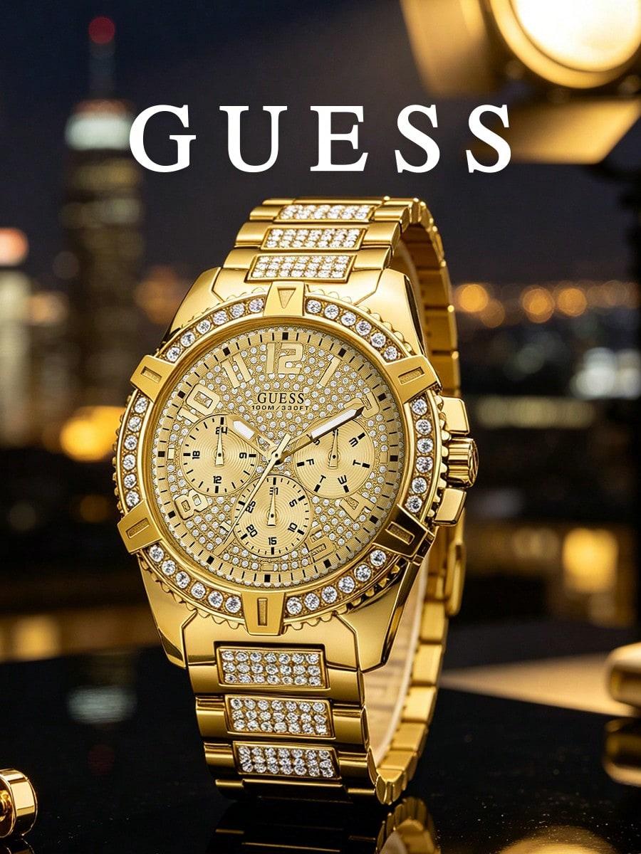 GUESS Men s Quartz watch W0799G2 золотой