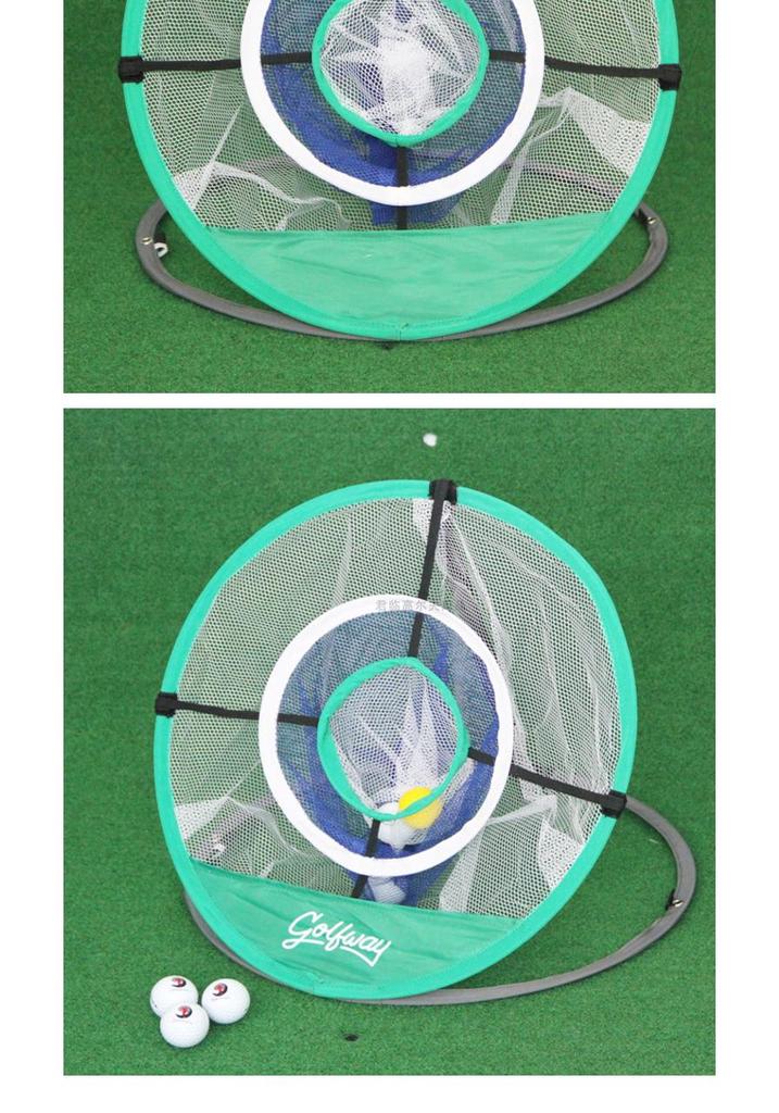 Three-Layer Golf Swing Practice Net with Convenient Storage