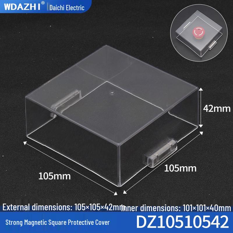 Dazhi Electric Magnetic Emergency Stop Button Cover: Dustproof, Transparent, Customizable.