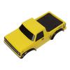 RC Car Body Shells Wheel Base 125mm Shock Resistance RC Accessories for Axial SCX24 1:24 Tracked Vehicle Yellow