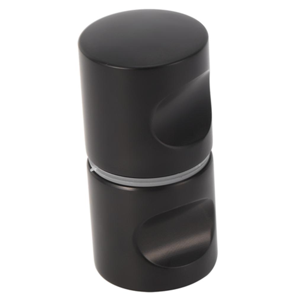 Aluminum Alloy Single Hole Glass Door Handle Hardware for Home Bathroom Showcase Shower Room