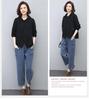 2024 Women's Chic Two-Piece Set: Loose Slimming Sweatshirt & Jeans for Spring/Autumn