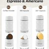 Cafelffe 3 în 1 Mașină de cafea portabilă Apă caldă/rece Espressor manual Pentru capsule și măcinată Preparator manual cu presă manuală drumeții Călătorie