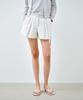 MONGDOL [Belt Set] Classic Double-Pleat Shorts White Mdpt079White