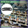 Oil Seal Seal Ring Rotary Shaft Seal NBR Rubber 38x55x8mm Black 5Pcs