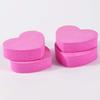 20/50Pcs Heart Shape Sponge Nail File Double Side Buffer Buffing Sanding Nail Pedicure Tool Gel Polish Manicure Nail Accessories