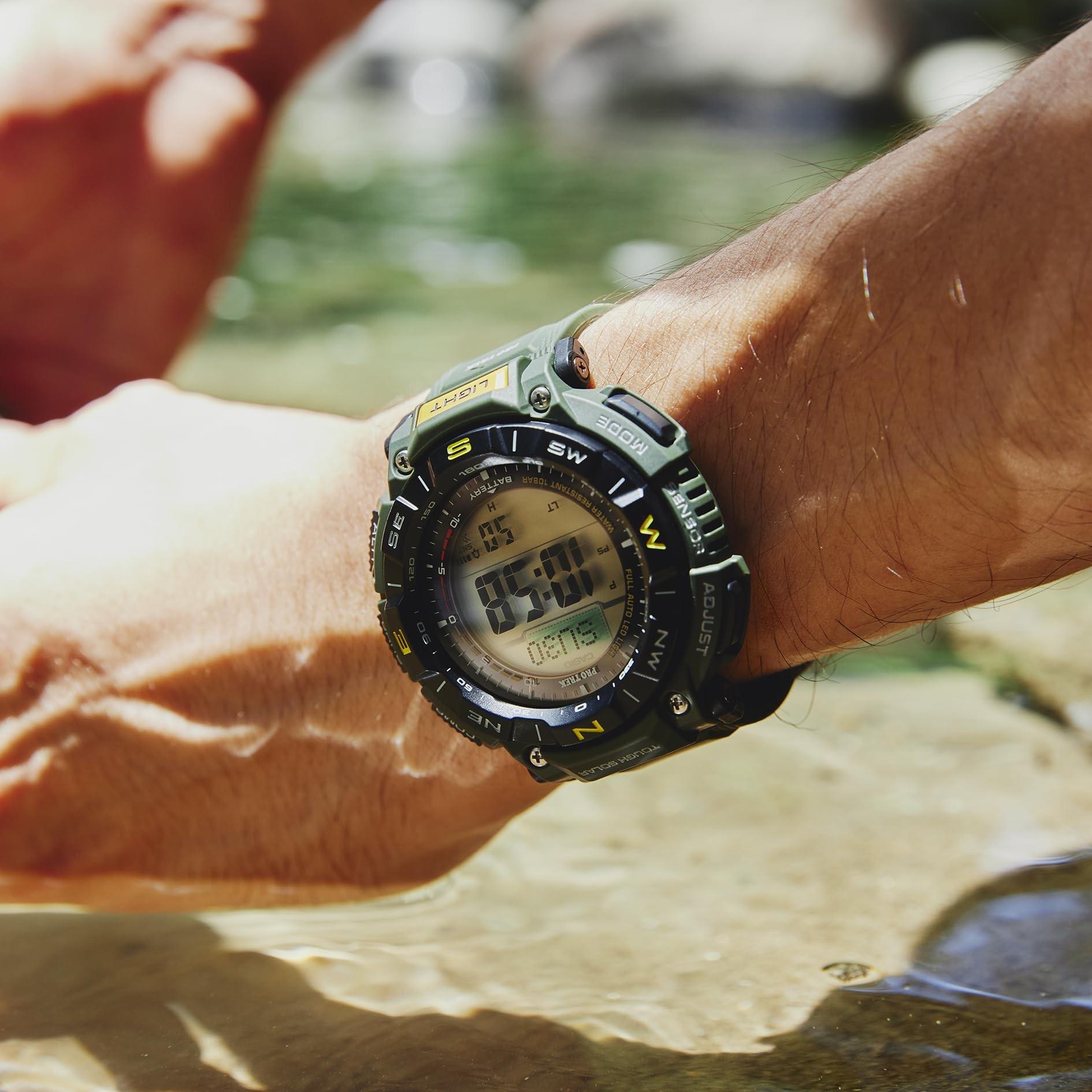 [Casio] Часы Protrek [Оригинальный продукт для внутреннего рынка] Climber Line Солнечные Биомассовый Пластик PRG-340-3JF Мужские Хаки