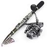 Fishing Rod Reel Combos with Carbon Telescopic Spinning Rod and 13+1BB Spinning Reel Rod Set