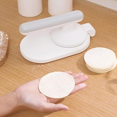 Manual Dumpling Wrapper Maker Non Slip Handle Dough Press Kit Homemade DIY Dumpling Skin For Cooking Baking Party Preparation