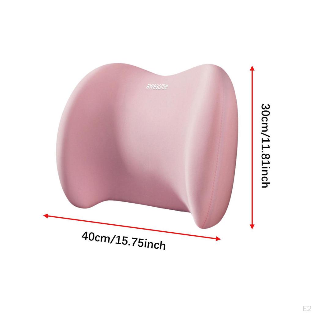 Taillenstützkissen Rückenkissen Atmungsaktives Netz Multifunktion Memory-Schaum für Bürostuhl