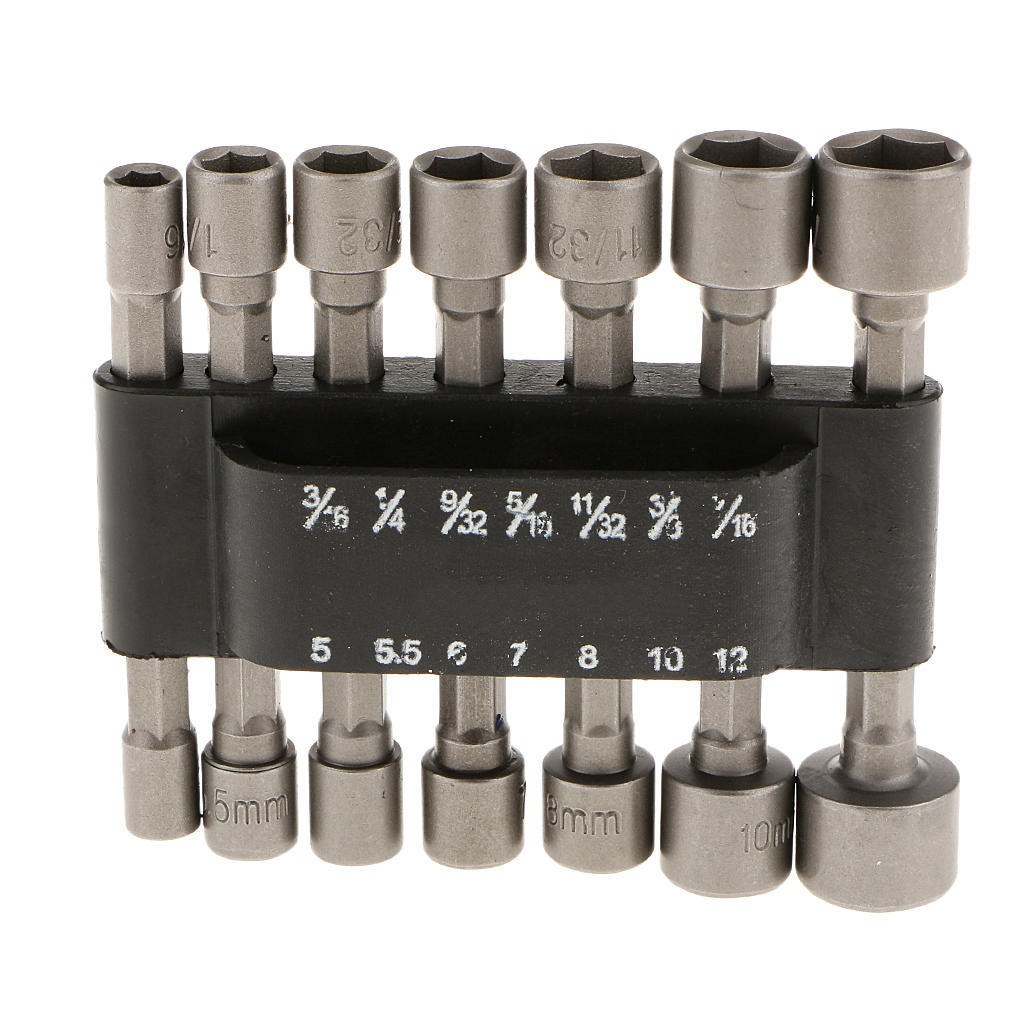 Buy 14Pcs 1/4''Hex Socket Bit Adapter 