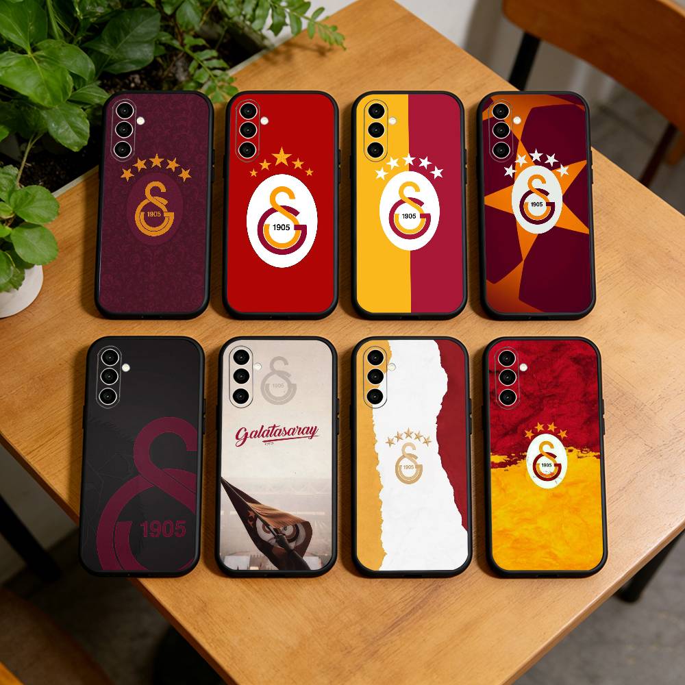 G-Galatasaray-y SK Handyhülle Schwarzes Silikon Weich Für Samsung Galaxy A73,A72,A71,A70,A53,A52,A51