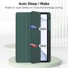 For Samsung Galaxy Tab S10 S9 Plus 12.4 inch Case Acylic Transparent Back Tablet Cover For Tab S9 11" 12.4" Pencil Holder Funda