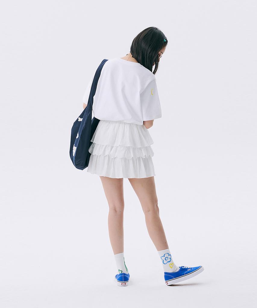 JUNEJUNE SPACE June Drawing T-Shirt_White
