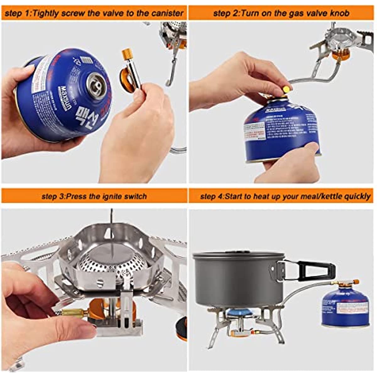 Газовая плита для кемпинга — фото 6