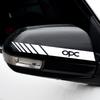 2Pcs Car PVC Badge Body Rearview Mirror Styling Sticker For Opel Insignia Astra Antara Meriva Zafira H G Corsa Car Accessories Tf0