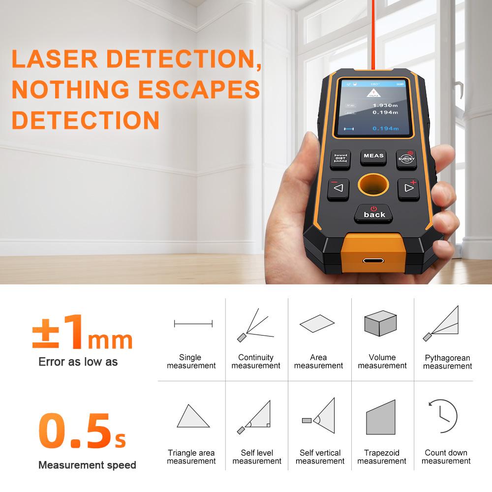 NOYAFA NF-513S Metal Detector Wire Finder Underground Cable Tracker for Detecting AC Metal Wood In Walls - Cable Finding Tool