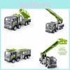 Rescue Alloy Simulation Fire Truck Children Inertia Car Toy Extensible Ladde