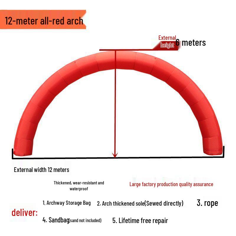 Inflatable Rainbow Arch for Wedding Celebrations and Outdoor Advertising