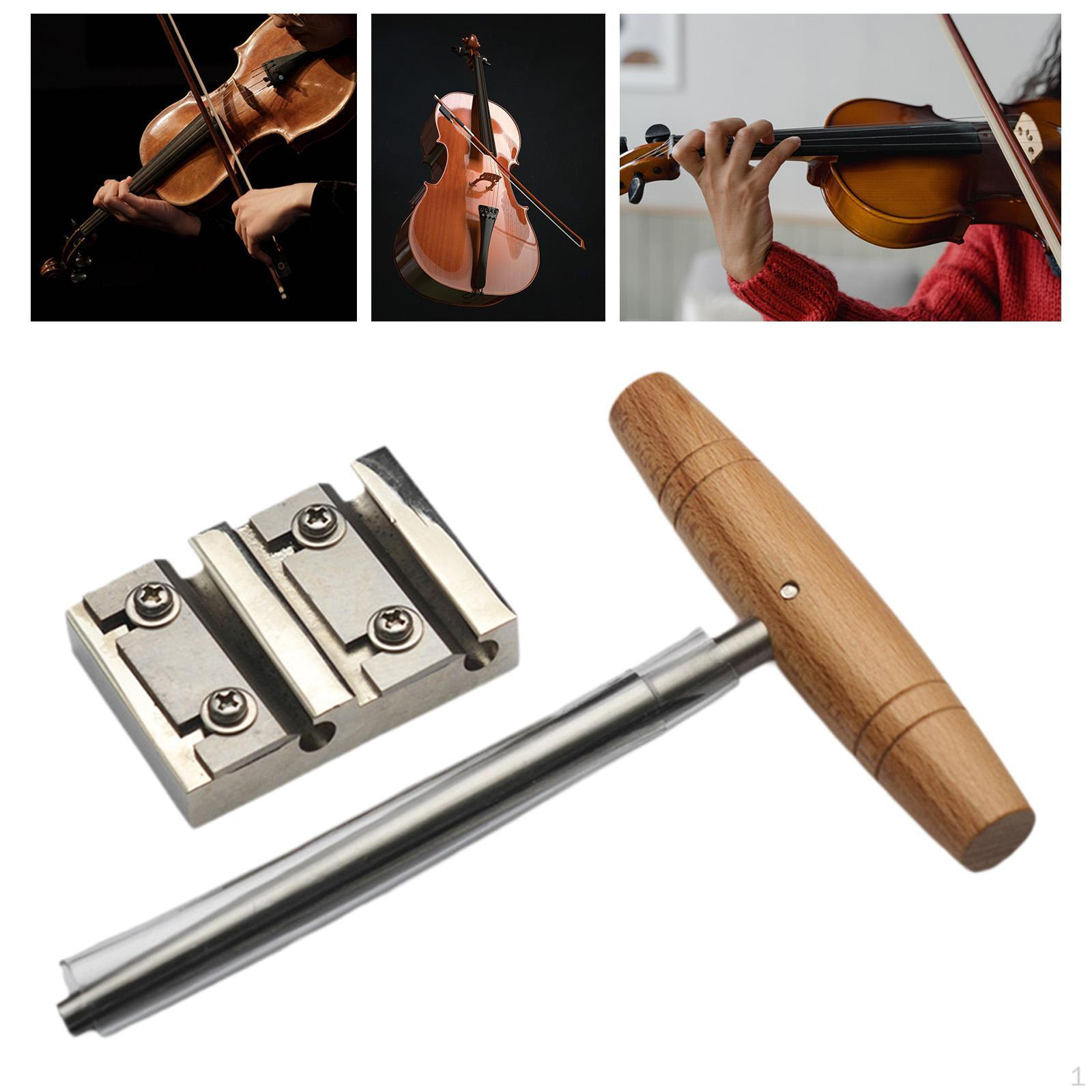 

Набор разверток для отверстий под колки акустической гитары и скрипки с деревянной рукояткой argent