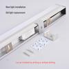 LED Waterproof Anti-Fog Bathroom Mirror Light - Modern, Punch-Free, Long Strip Design for Makeup Mirror or Cabinet Lighting