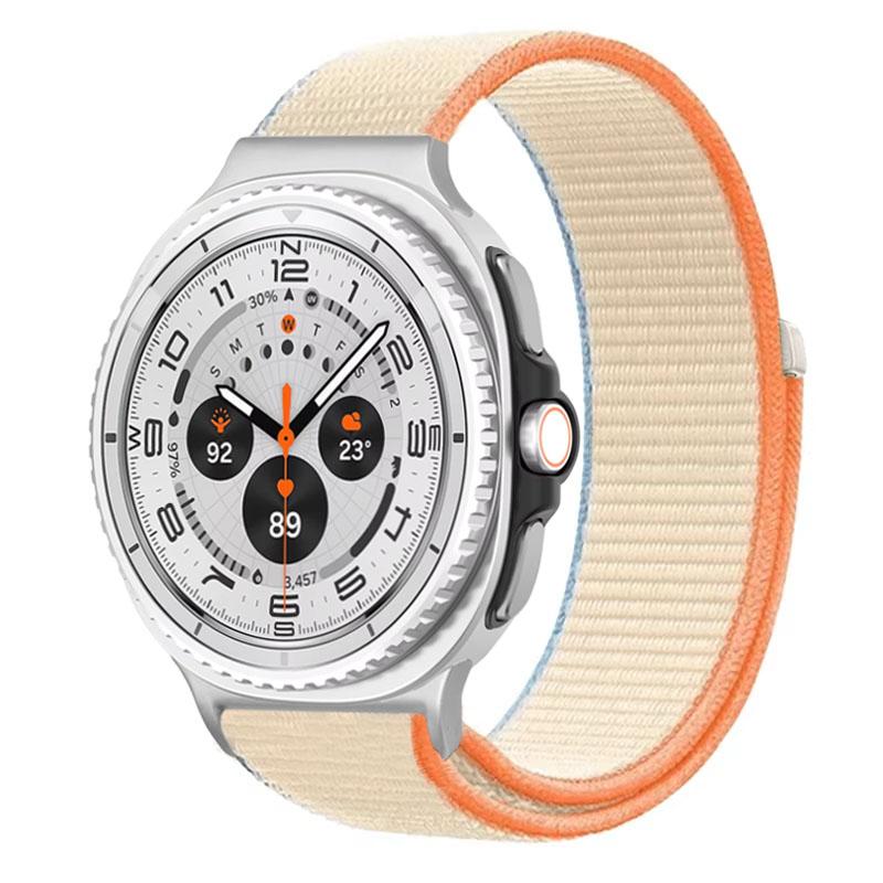 Official Nylon Loop Strap For Samsung Galaxy Watch 8 40mm 44mm Metal Connecting Bracelet Galaxy Watch 8 Classic 46mm Wristband