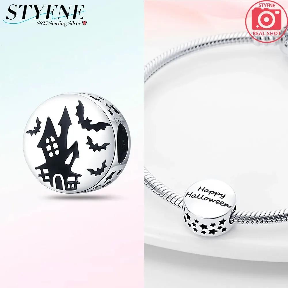 Copperhappy Halloween Series Dark Ghost Horror Skull Baby Charm Fit Original Women'S Bracelet Diy Gift