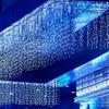 Outdoor LED Waterfall Icicle Lights - Starry Sky, Colorful & Waterproof for Christmas Decoration