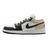 Air Jordan 1 Low GS Summit White Off Noir Kinder Sneaker Rattan 553560-153