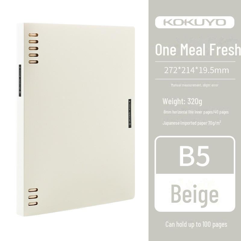 

Блокнот Kokuyo Retro-Color с отрывными листами, 8 лунок, тип D – 1 метр, идеально подходит для студентов и офисных заметок